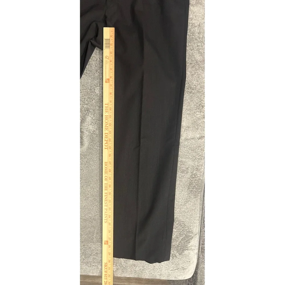 Albert Nipon Double Breasted Suit Charcoal 2 Piece Set. Golden twist, 100% wool.